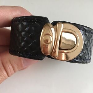 faux snakeskin bracelet